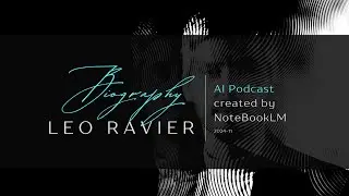 AI Biography of Dr. Leonardo Ravier generated by Notebook ML