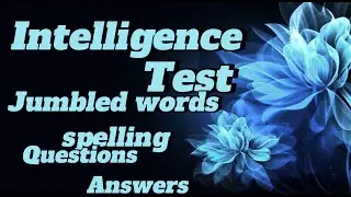 Intelligence jumbled spelling Air force  Test preparation 2025
