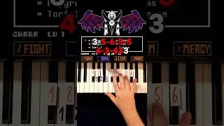 SAVE THE WORLD Undertale Piano Tutorial #shorts