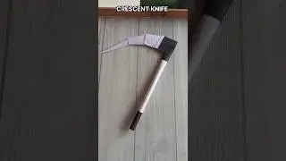 CRESCENT KNIFE ORIGAMI| TUTORIAL| STEP BY STEP FOLDING| WEAPON| ARTWORK