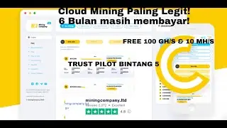 Situs mining paling Legit! Bintang 5 Trust Pilot! || Bisa mining 3 COIN sekaligus!