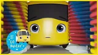 Buster and the Carwash - Go Buster | Little Baby Bus | Episode | Nursery Rhymes |  ABCs and 123s