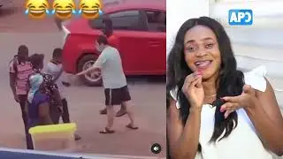 CHINESE MAN FIGHTING OVER TROTRO FARE + MP REMOVES DRESS ON RADIO
