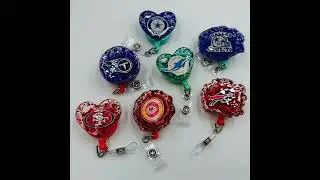 Resin Hand made Retractable Badge Reel tmpMov