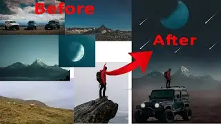 The Making of Photo-Manipulation: Explore |Photoshop Compositing Tutorial Mycomputerguru1 #photoshop