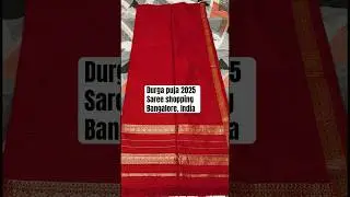 Durga puja saree shopping in bangalore, jayanagar . Nalli & Mugdha silks #sareeshopping #bangalore