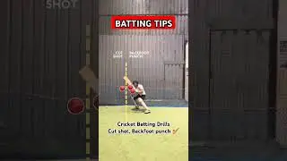 How to Play🏏 CUT SHOT  BACKFOOT PUNCH 😱🔥#shorts #cricket #shortfeed #trending #viralshort