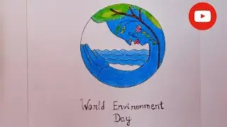 How to draw World environment day drawing | environment day poster | stop polluting drawing |drawing