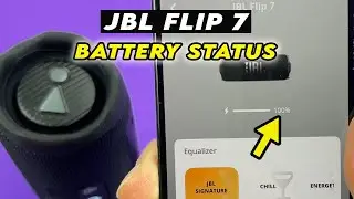 JBL Flip 7: 2 способа узнать состояние батареи