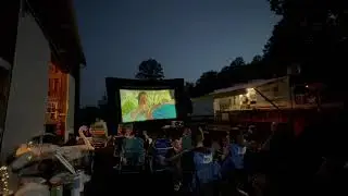 Movie Night in a Courtyard at Ashton Farms New Jersey | Lehigh Valley Events & Productions