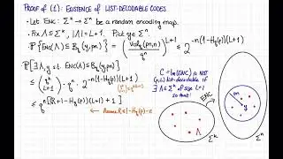 Lecture 10, Video 2: List Decoding Capacity Theorem