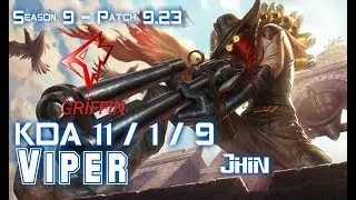 GRF Viper JHIN vs MISS FORTUNE ADC - Patch 9.23 KR Ranked