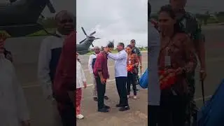 Penyambutan Kedatangan Irjen pol Makhruzi Rahman dan Brigjen TNI Wempi Ramandei