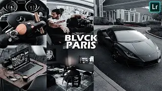 BLVCK PARIS Preset Free DNG | Tutorial Lightroom Mobile | Free Lightroom Mobile Preset