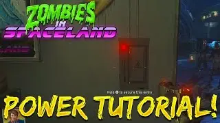ZOMBIES IN SPACELAND POWER TUTORIAL! - Infinite Warfare Zombies Power Locations (IW Zombies)