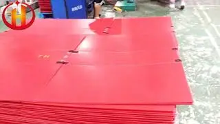 Export red coroplast boxes, custom size, color, thickness