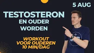 Het belang van TESTOSTERON (en hoe je het kan verhogen!) +10 MIN beenspieren voor ouderen