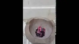 Test natural coconut shell charcoal for hookah shisha
