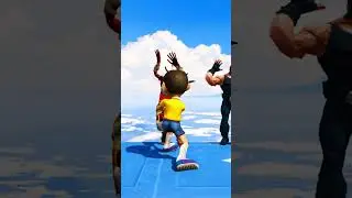 Nobita Power Test VS 4 Charater 😳EP-194 #gta5 #shorts