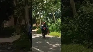 Ns125 Wheelie 💥|| College Girls reaction 😍#ns125 #wheelie #stunt #reaction #shorts