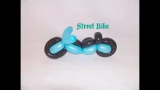 Learn how to make a balloon animal street bike motorcycle using balloon twisting