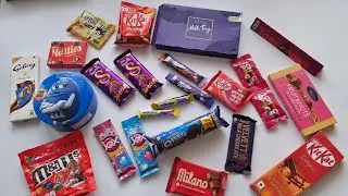 100 of chocolates, surprise toys, chocolate opening video, lots of chocolates,Cadbury celebration