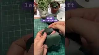small leathercraft. make leather gift, Diy leather gift for coming holiday. #diy #leatherwork