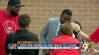 Students back to school at Ethel M. Taylor Academy