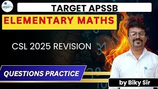 APSSB CSL 2025 REVISION PART 5 I by Biky Sir #apssb #apssb2025 #apssbcsl
