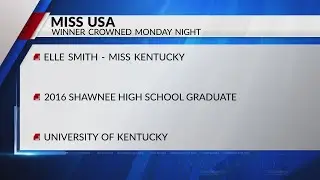Shawnee High School grad wins Miss USA