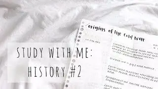 study with me: history #2