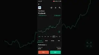 Tata motors live trading Groww app