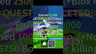 200 - 300 Using Light Fruit to Fast Level Up  in Bloxfruit #roblox #bloxfurit