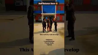 Ball Balancing Race 🏀 #shorts #short #trending #ballbalance #ball #activity #shortvideo #viralvideo