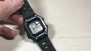 Set time with your phone on the Casio Illuminator Step Tracker