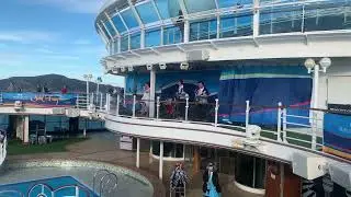 Princess Cruises Sail Away Band heading out of San Francisco Bay!