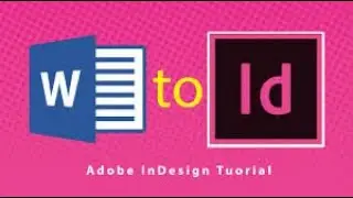 Import Word document into InDesign tutorial | InDesign paragraph style creation #tricks #video