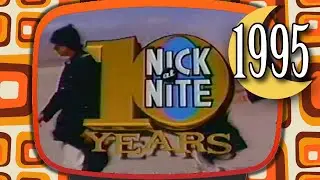 NICK AT NITE 10TH ANNIVERSARY 1995 ORIGINAL BROADCAST COMMERCIALS, INDENTS, OPENINGS + CLOSINGS!