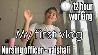 My First VLOG as a Non bedside nursing officer - 👮&zwj;♀️ #nursingofficeronline 