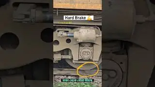 Train Emergency Hard brake applied on wheels #brake #local #shorts