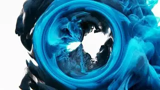 Abstract Liquid Background Video Screensaver for 30 Minutes Meditation | ink in Water Background 4k