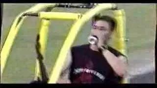 brother flipping go-kart