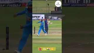 Nepal 🇳🇵 Vs India 🇮🇳  ✋️ for Version 2 #foryou #nepalcricketteam #nepalicricket #indiacricket