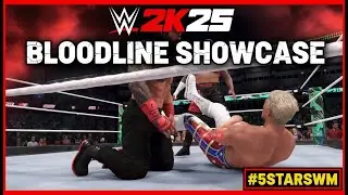 WWE 2K25 Bloodline Showcase FULL GAME WALKTHROUGH | All Matches & Unlockables