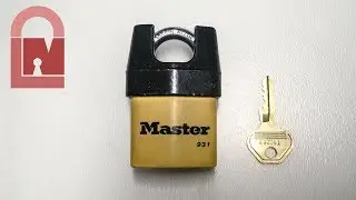 (278) Master Lock 931 Shrouded Shackle Padlock Pick and Gut