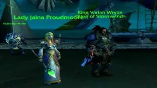 Death of Saurfang - World of Warcraft - King Varian Wrynn and Jaina Proudmoore at Icecrown Citadel