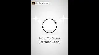 How to draw Icon in Adobe Illustrator - Refresh Icon