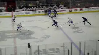 Darren Archibald of the Utica Comets scores vs. the Laval Rocket 12/1/18