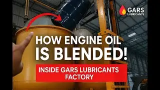 How Engine Oil Is Made | Inside Gars Lubricants Factory!