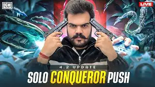 DAY-4 | SOLO CONQUEROR RANK PUSH TIPS AND TRICKS | 4.2 UPDATE RANK PUSH BGMI #1